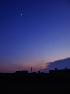 Sunset on Chennai Beach (2)