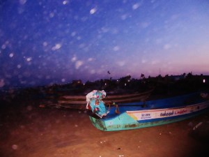 Boats on Chennai Beach