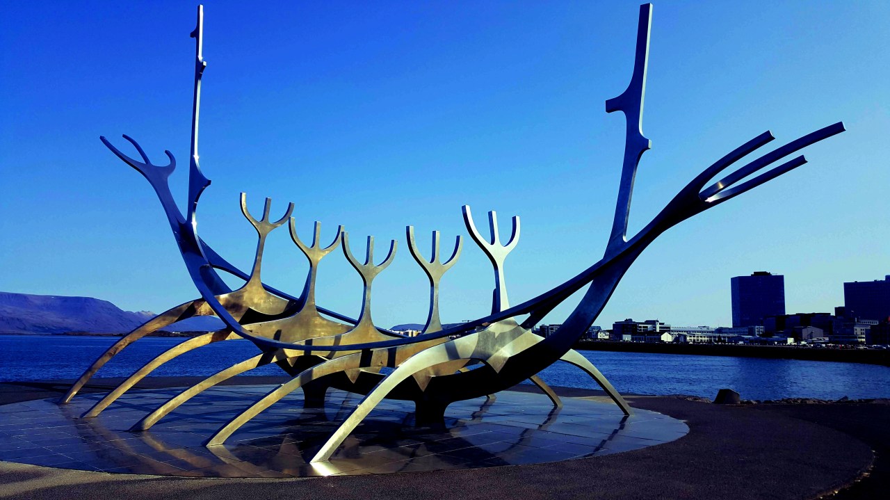 Discussing Planets in Iceland